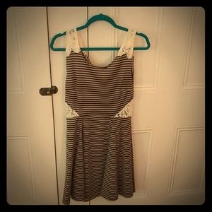 Poof Couture Striped Dress